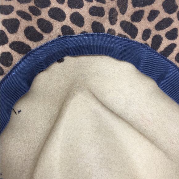 Lola Leopard Print Fedora Hat - Picture 7 of 7